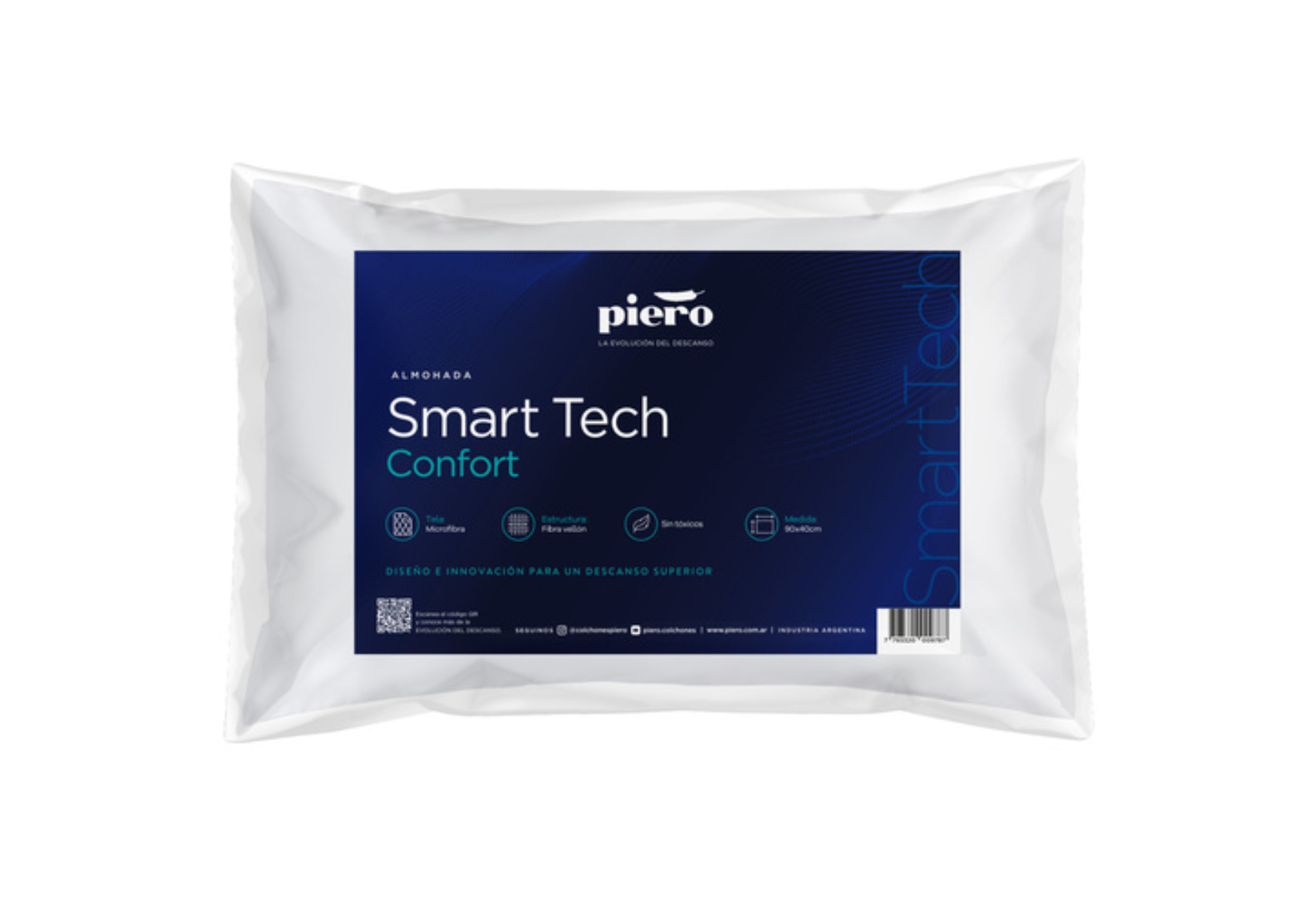 Almohada Fibra Smart Tech Confort - Colchón premium Villa María